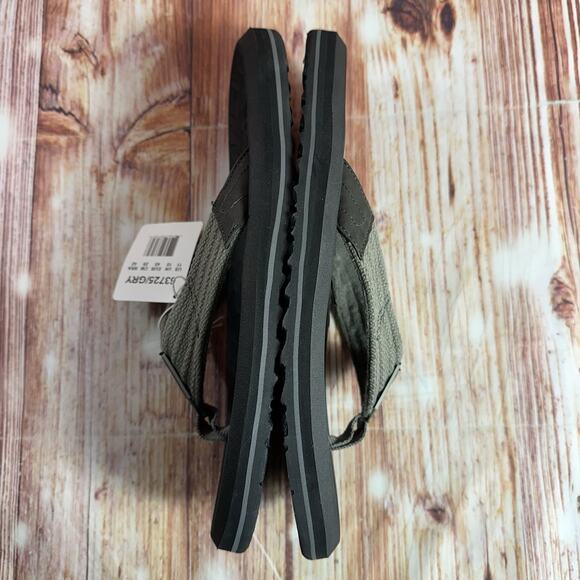 Skechers Surf Combers Mens Size 11 Gray Sandals Thong Flip Flops Open Toe Shoes - Picture 7 of 10